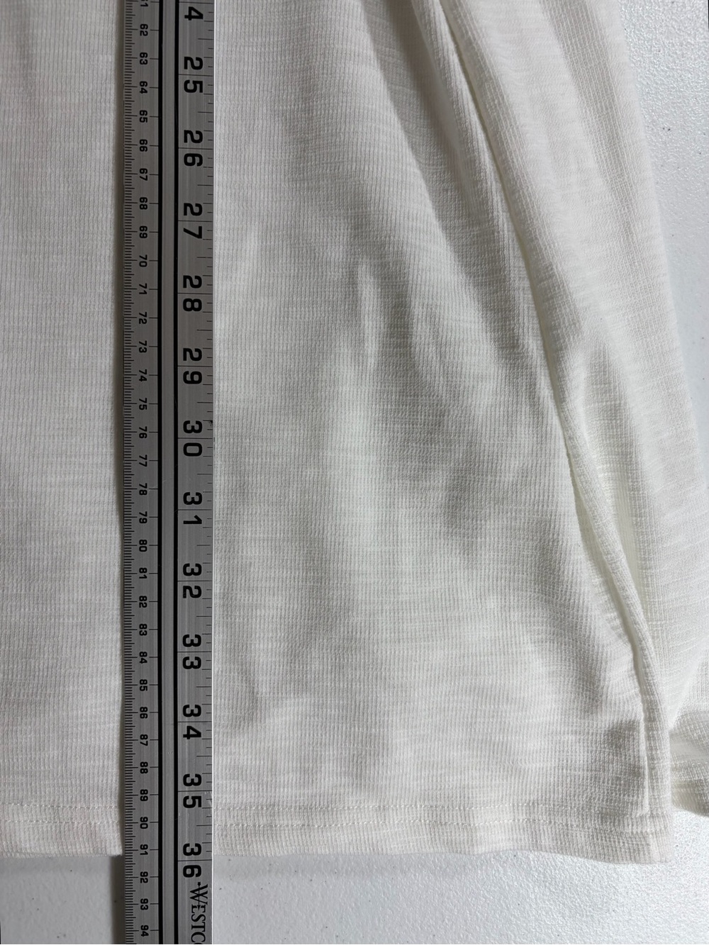 Long-Sleeve Cream Tie-Waist Mini Dress - Picture 8 of 11